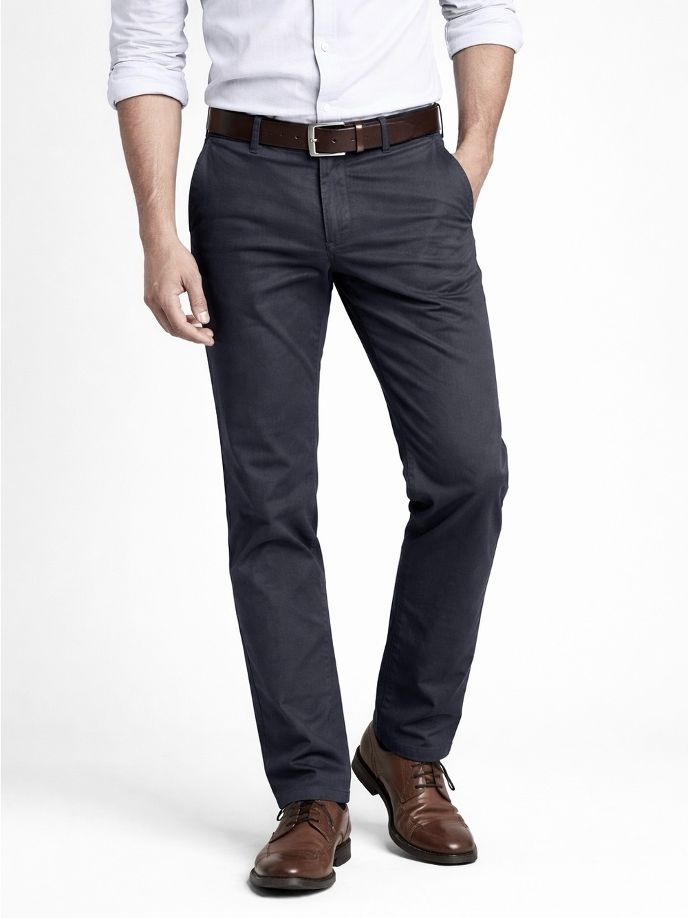 Nordstrom Men’s Dress Pants 32 Wx 32 L Dark Gray Stretch Straight Leg
